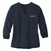 Thumbnail image for  Mercer + Mettle Womens Navy 3/4 Sleeve Crepe Blouse
