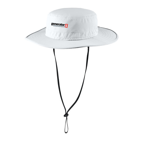  Outdoor White Wide Brim Hat - Generator Supercenter