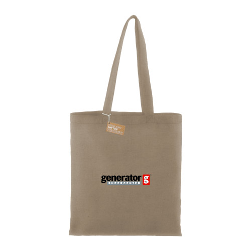  Recycled Cotton Twill Natural Tote - Generator Supercenter