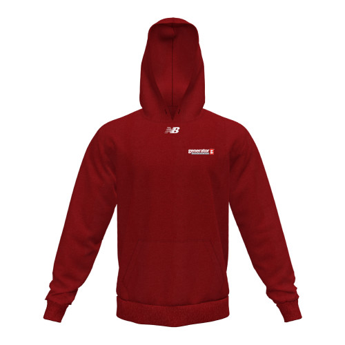  New Balance Mercury Red Fleece Hood - Generator Supercenter