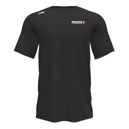  New Balance Black Short Sleeve Tech Tee - Generator Supercenter