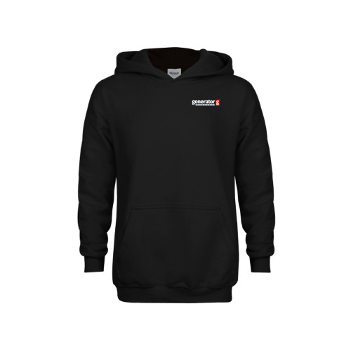  Youth Black Fleece Hoodie - Generator Supercenter