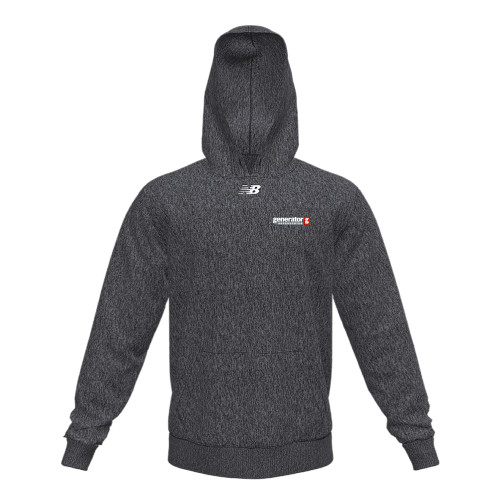  New Balance Black Heather Fleece Hood - Generator Supercenter