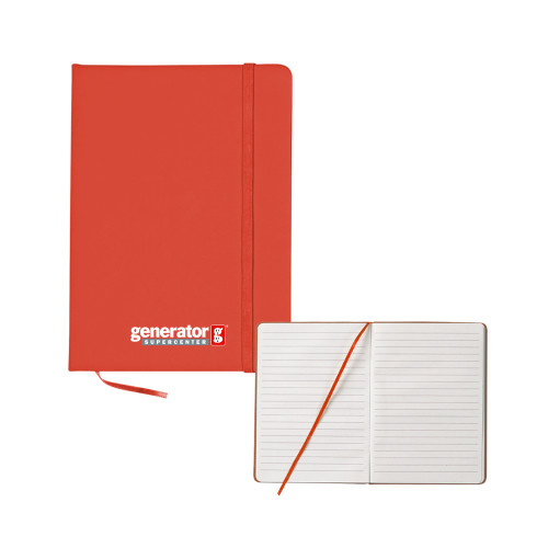  5x7 Red Hard Cover Journal - Generator Supercenter
