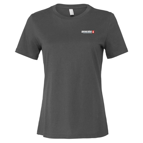  Bella + Canvas Womens Asphalt Relaxed Cotton T Shirt - Generator Supercenter