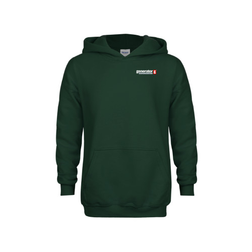 Main Image for  Youth Dark Green Fleece Hoodie