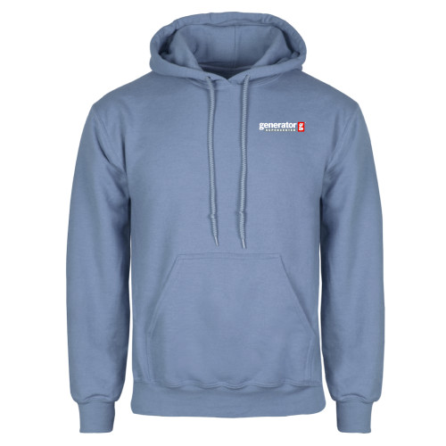  Light Blue Fleece Hoodie - Generator Supercenter