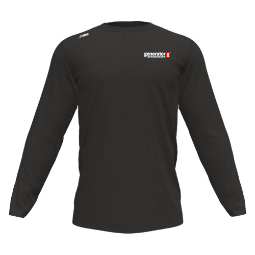  New Balance Black Long Sleeve Tech Tee - Generator Supercenter