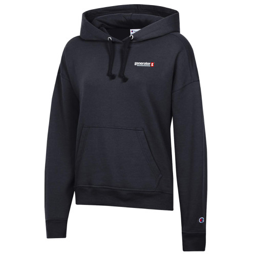 Main Image for  Champion Womens Black Powerblend Pullover Hood