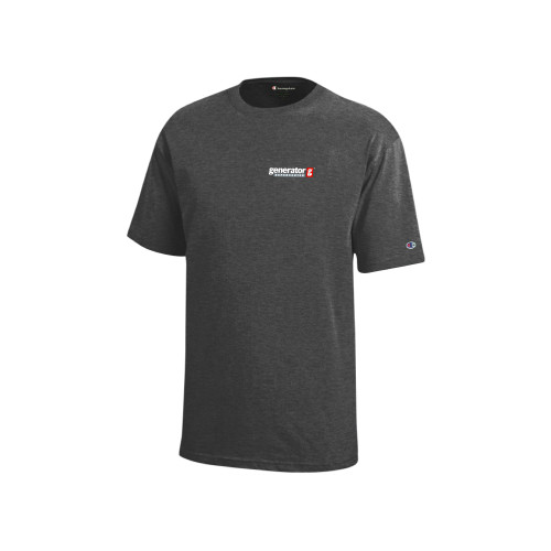  Champion Youth Granite Heather Short Sleeve Tee - Generator Supercenter