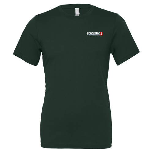 Main Image for  Bella + Canvas Forest Green Jersey Cotton T Shirt