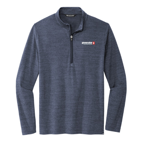  TravisMathew Navy Crestview 1/4 Zip Pullover - Generator Supercenter