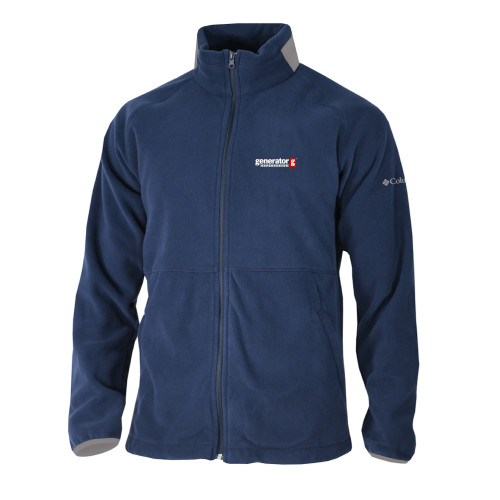  Columbia Navy Everest Ridge Fleece Full Zip Jacket - Generator Supercenter