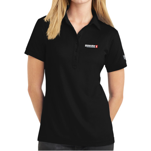 OGIO Womens Black Jewel Polo - Generator Supercenter