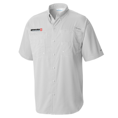  Columbia Cool Grey Tamiami Performance Short Sleeve Shirt - Generator Supercenter