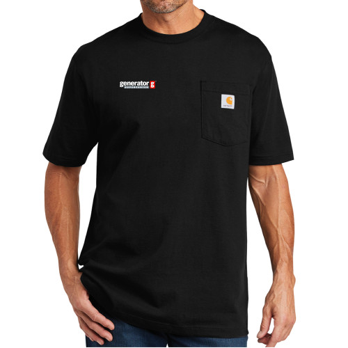  Carhartt Workwear Black Pocket T Shirt - Generator Supercenter