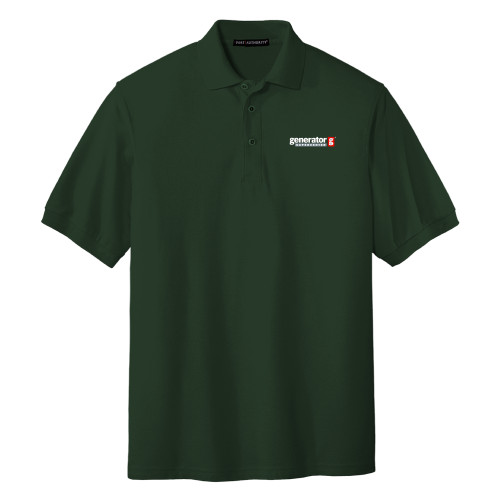  Dark Green Silk Touch Polo - Generator Supercenter