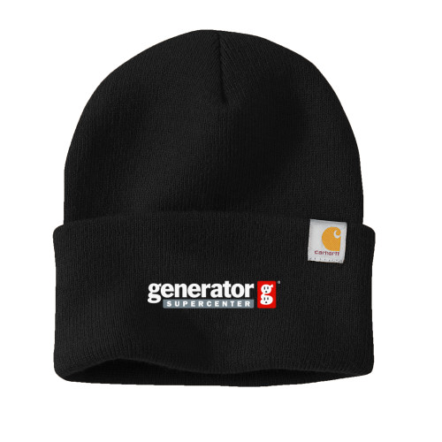  Carhartt Black Knit Beanie w/Cuff - Generator Supercenter