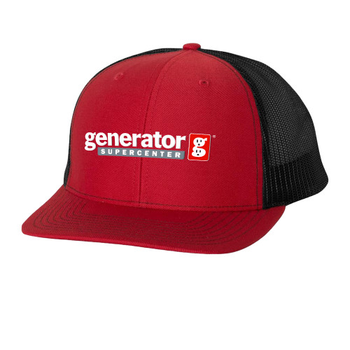  Richardson Red/Black Trucker Hat - Generator Supercenter