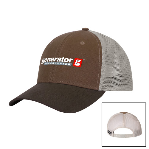  DRI DUCK Hudson Field Khaki/Tobacco Trucker Hat - Generator Supercenter