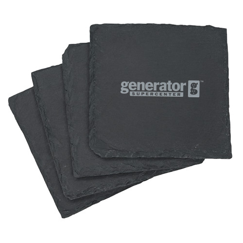  Slate Coaster Set - Generator SupercenterEngraved