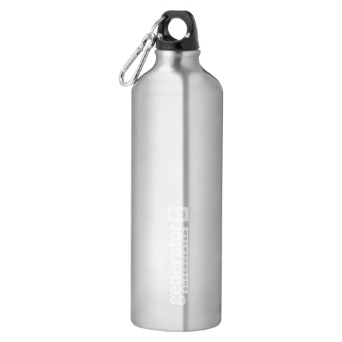  Venture Aluminum Silver Bike Bottle 26oz - Generator SupercenterEngraved