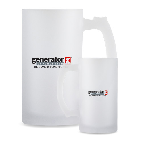  Full Color Decorative Frosted Glass Mug 16oz - Generator Supercenter - The Standby Power People