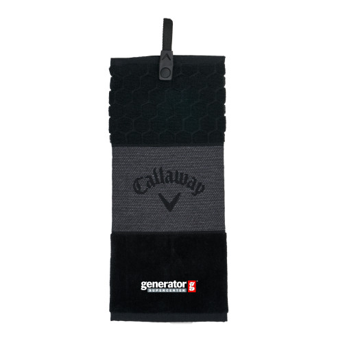  Callaway Black Trifold Towel - Generator Supercenter