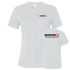 Thumbnail image for  Bella + Canvas Womens White Relaxed Cotton T Shirt