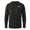 Thumbnail image for  Black Long Sleeve Hooded Tee