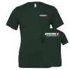 Thumbnail image for  Bella + Canvas Forest Green Jersey Cotton T Shirt