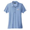 Thumbnail image for  TravisMathew Womens Classic Blue Heather Oceanside Polo