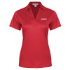 Thumbnail image for  Womens Red Performance Fine Jacquard Polo