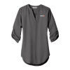 Thumbnail image for  Womens Grey 3/4 Sleeve Tunic Blouse