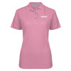 Thumbnail image for  Womens Silk Touch Light Pink Pique Polo