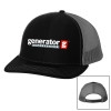 Thumbnail image for  Richardson Black/Charcoal Trucker Hat