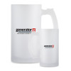 Thumbnail image for  Full Color Decorative Frosted Glass Mug 16oz
