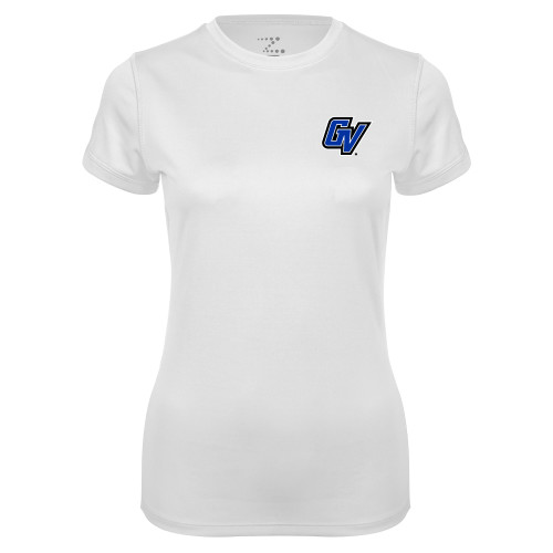  Womens White Performance Tee - GV