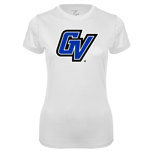  Womens White Performance Tee - GV
