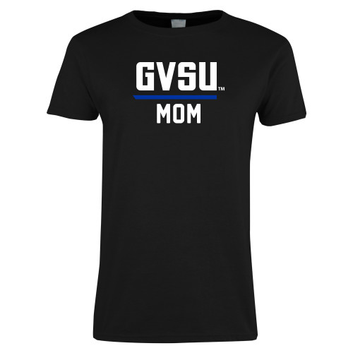  Womens Black Short Sleeve Tee - Mom