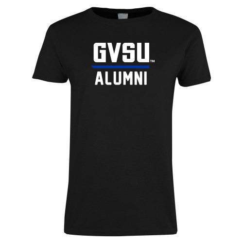  Womens Black Short Sleeve Tee - Alumni
