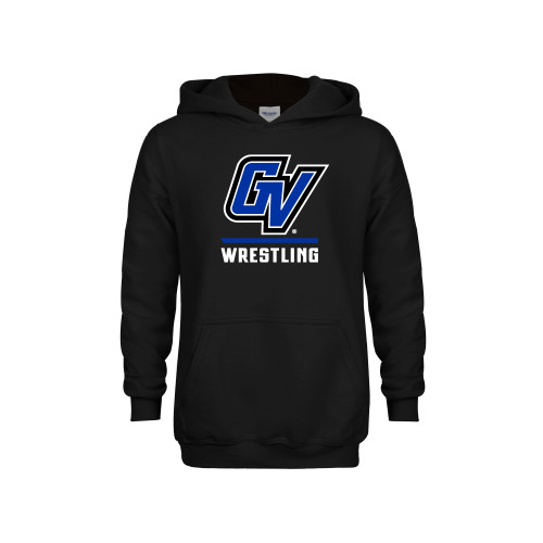  Youth Black Fleece Hoodie - Wrestling