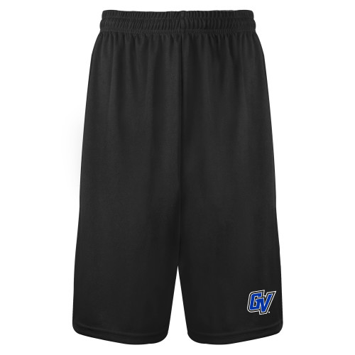 Women's Blue Grand Valley State Lakers Plus Size Color Block Shorts