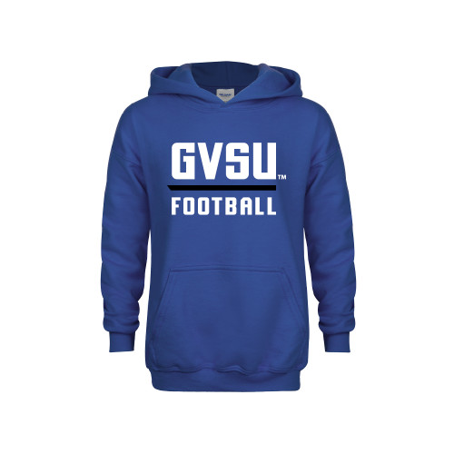  Youth Royal Fleece Hoodie - GVSU Football