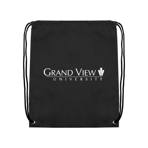  Black Drawstring Backpack - Grand View University