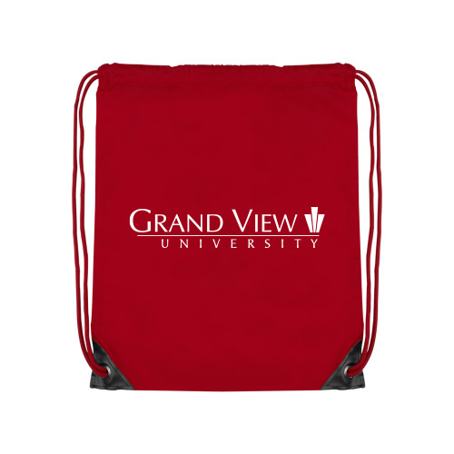  Red Drawstring Backpack - Grand View University