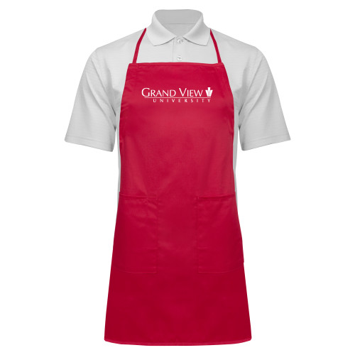 Full Length Red Apron - Grand View University