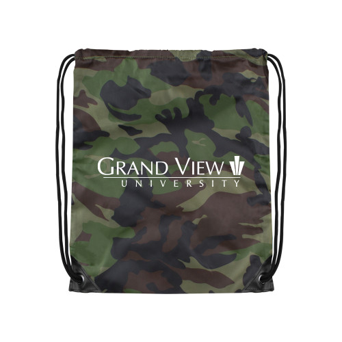 Camo Drawstring Backpack - Grand View University