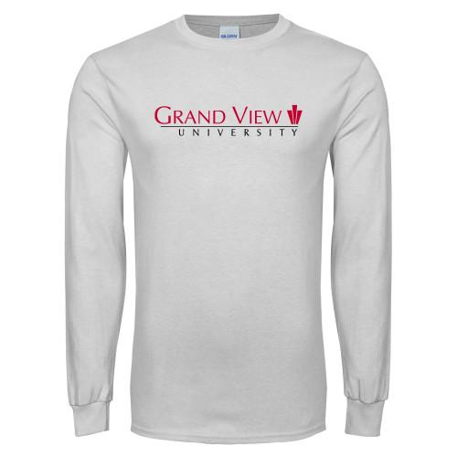  White Long Sleeve T Shirt - Grand View University