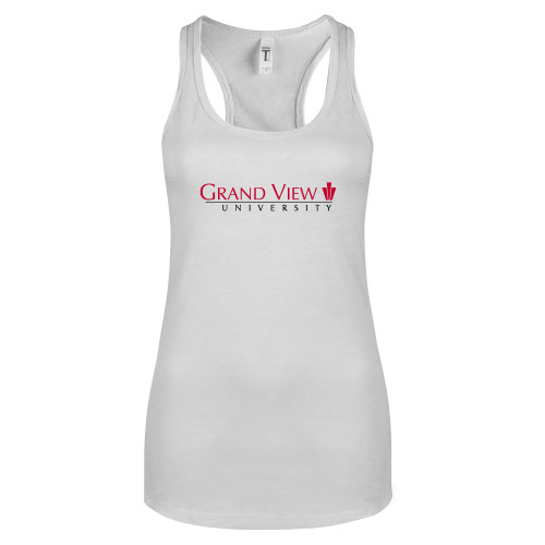  Next Level Racerback Tank White - Grand View University